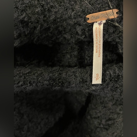 Free People fuzzy teddy bear tunic sweater - Picture 7 of 7